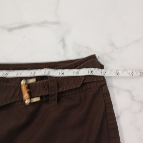 Ann Taylor Pants Size 10 Womens Brown Cotton-Blend - Picture 10 of 11